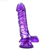B Yours By Blush® | Basic 8 Realistic 9-Inch Long Dildo With Balls & Suction Cup Base-French Quarter Lingerie